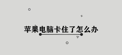 家用电脑卡顿怎么解决（教你轻松解决家庭电脑卡顿的问题）