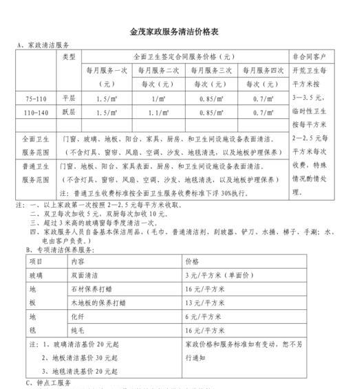 广东空调清洗价钱表，了解清洗服务费用的关键（如何选择合适的空调清洗服务商）